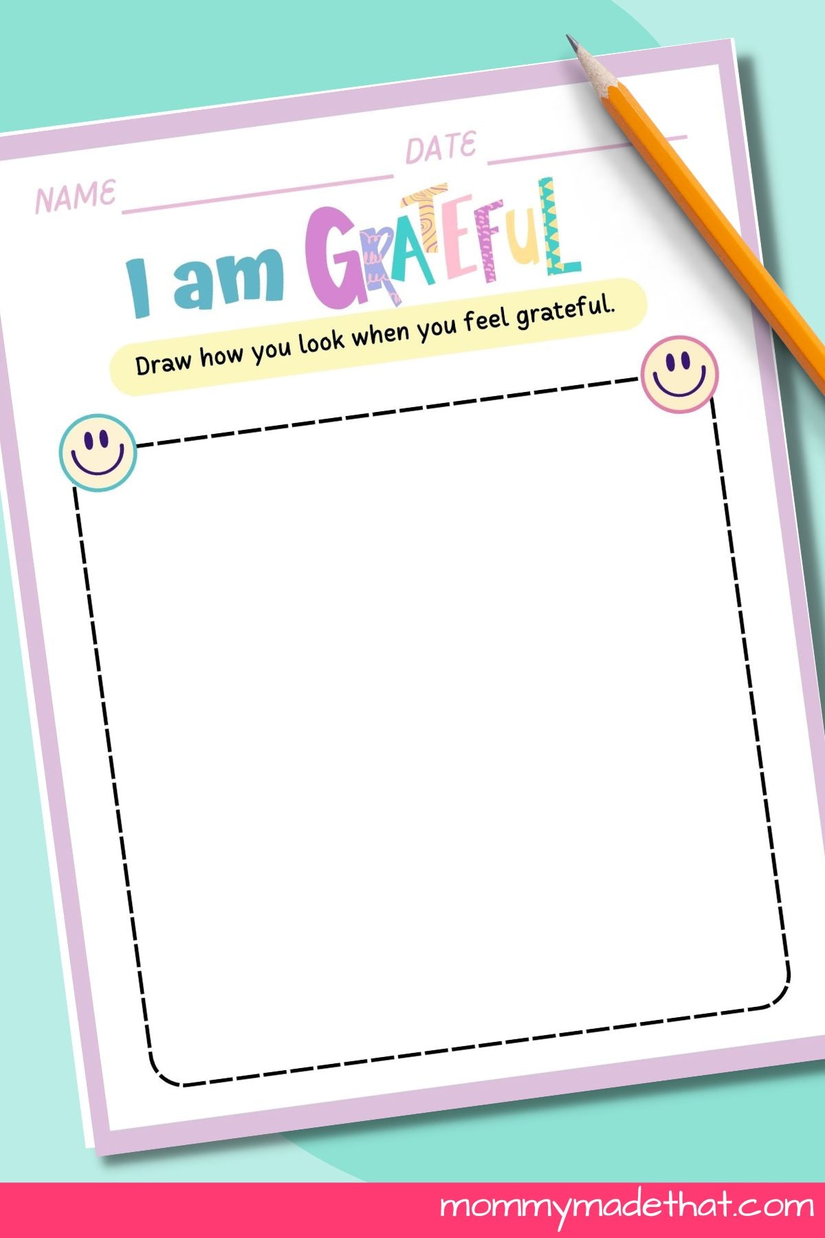 Kids Printable Gratitude Journal