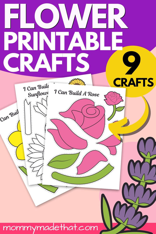 Printable Flower Crafts
