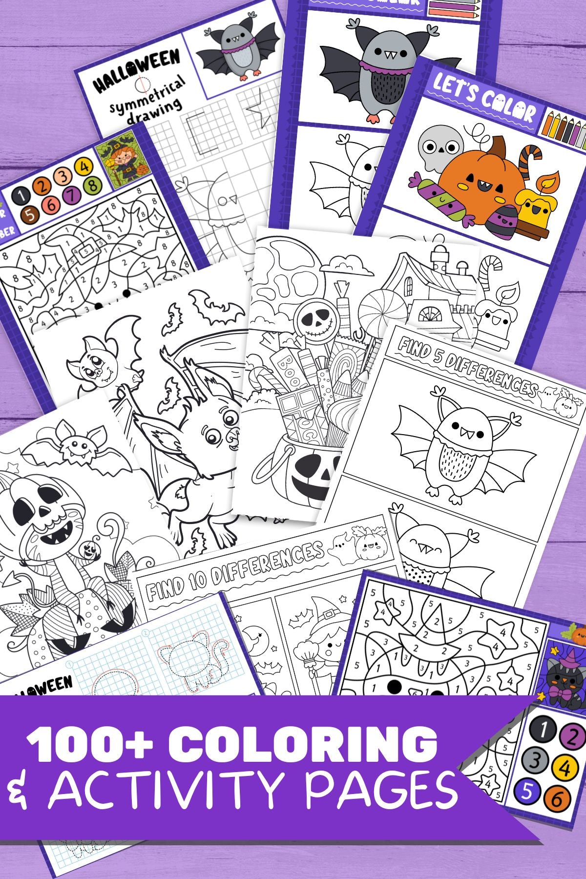 Halloween Coloring Pages & Games