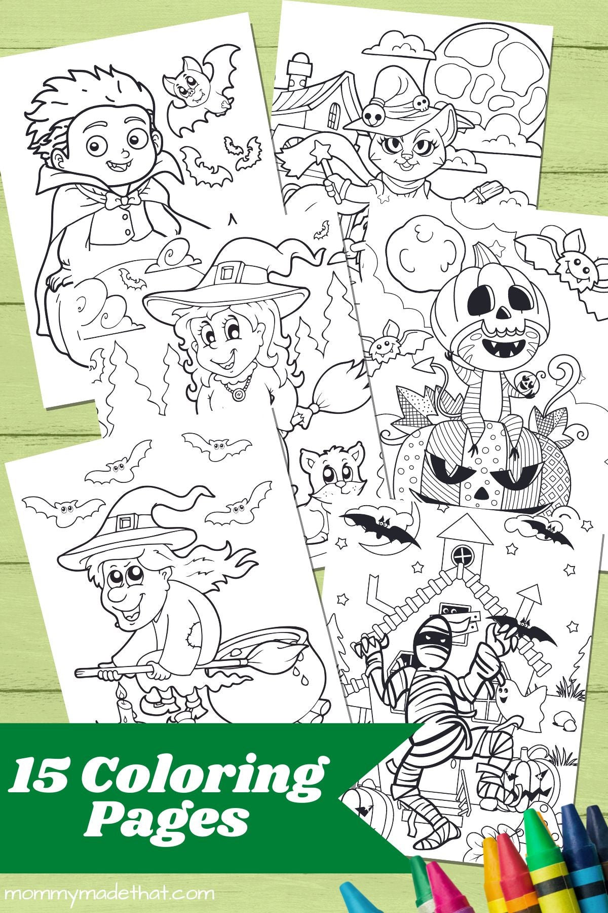 Halloween Coloring Pages & Games
